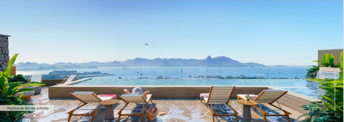 Vista piscina Oriá Glória