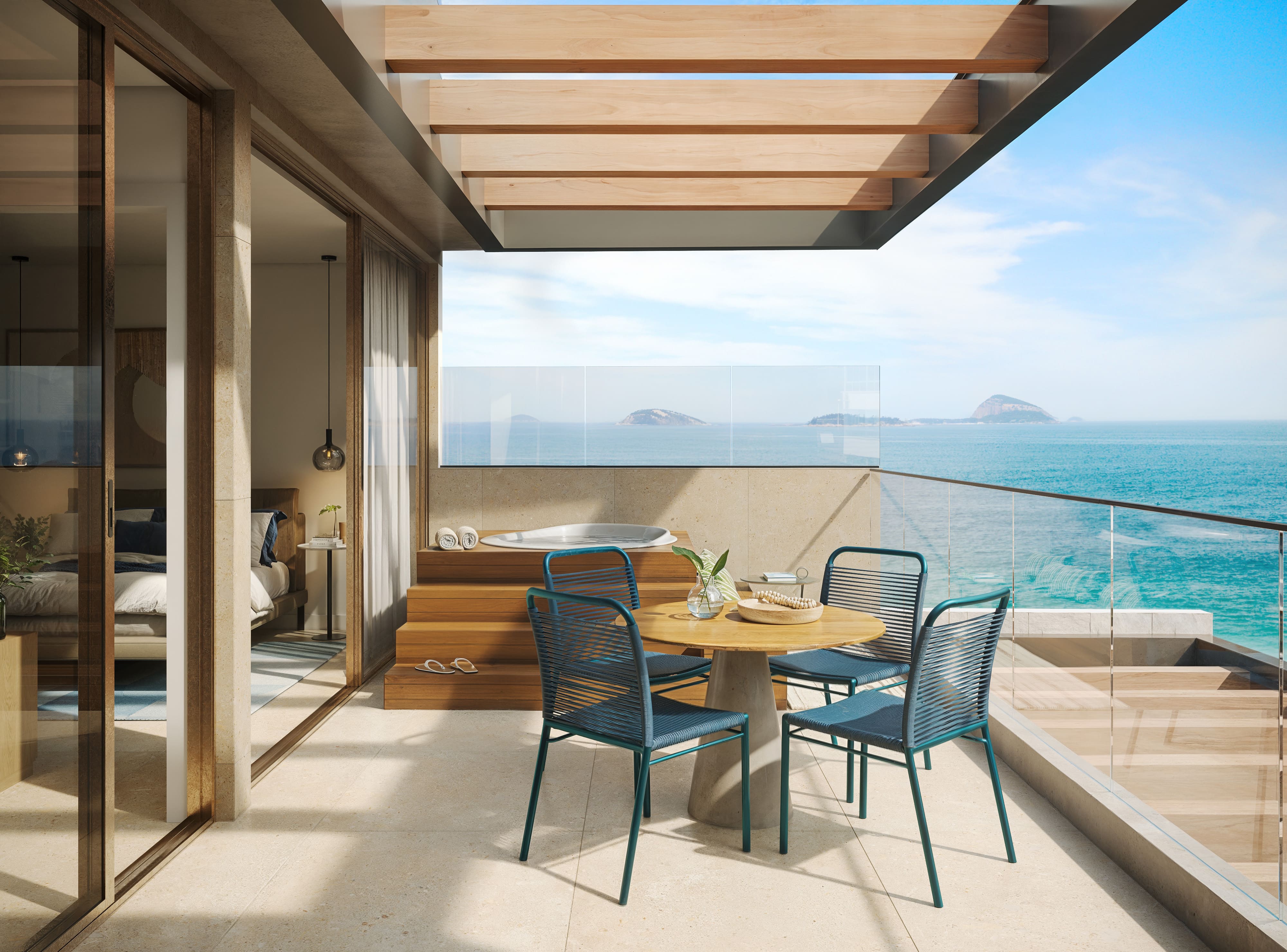 L'azur Leblon Praia Studios