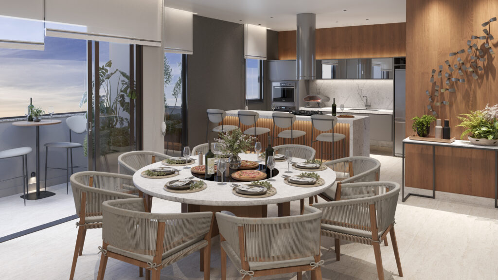 Tide Residencial área gourmet