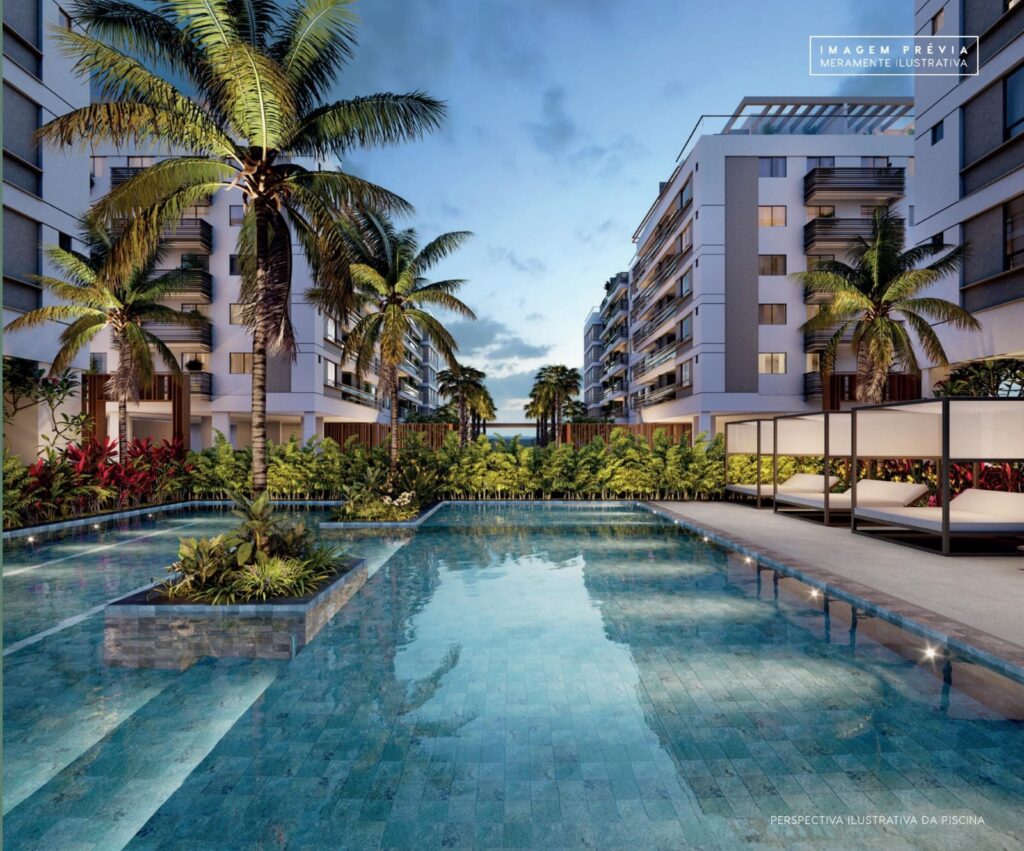 Apartamento de luxo no Kauai Pontal Oceânico.