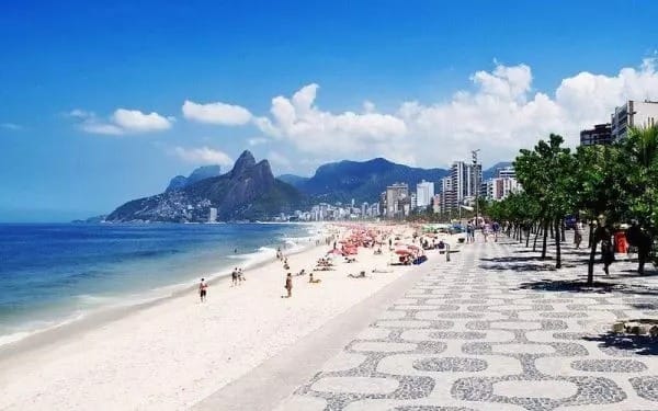 Foto panorâmica de Ipanema